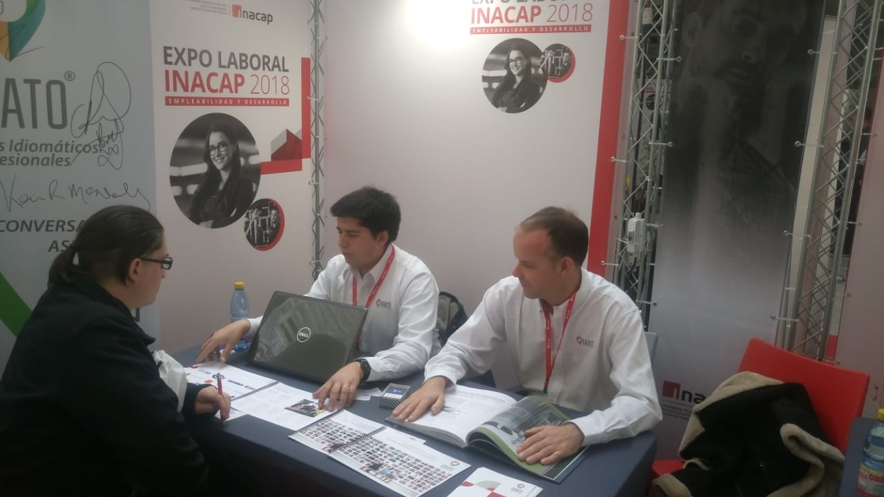 GRATO takes part in trade fair at INACAP Puente Alto and INACAP Apoquindo